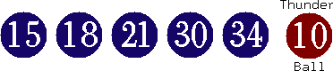 15 18 21 30 34 (10)