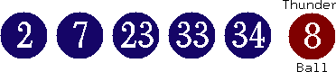 02 07 23 33 34 (08)