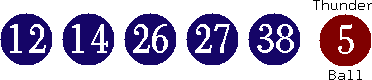 12 14 26 27 38 (05)
