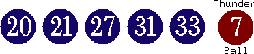 20 21 27 31 33 (07)