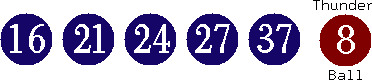 16 21 24 27 37 (08)