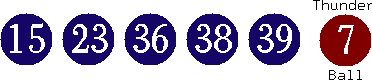15 23 36 38 39 (07)