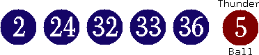 02 24 32 33 36 (05)