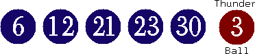 06 12 21 23 30 (03)