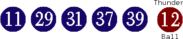 11 29 31 37 39 (12)
