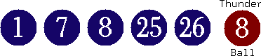 01 07 08 25 26 (08)