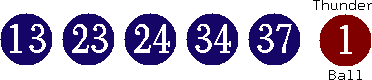13 23 24 34 37 (01)