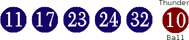 11 17 23 24 32 (10)