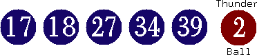 17 18 27 34 39 (02)