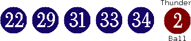 22 29 31 33 34 (02)