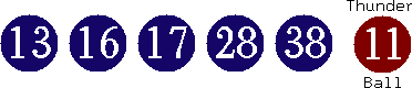 13 16 17 28 38 (11)