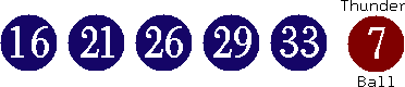 16 21 26 29 33 (07)