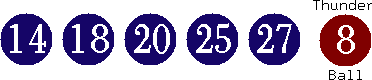 14 18 20 25 27 (08)
