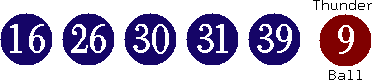 16 26 30 31 39 (09)
