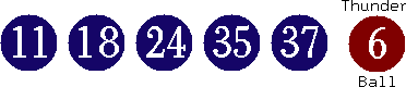 11 18 24 35 37 (06)