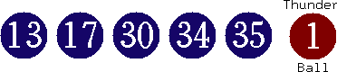 13 17 30 34 35 (01)