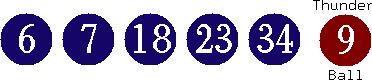 06 07 18 23 34 (09)