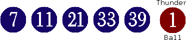 07 11 21 33 39 (01)
