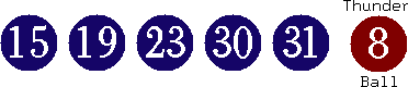 15 19 23 30 31 (08)
