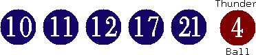 10 11 12 17 21 (04)