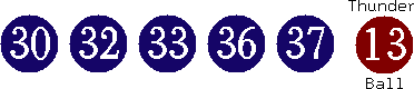 30 32 33 36 37 (13)