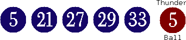 05 21 27 29 33 (05)