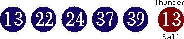 13 22 24 37 39 (13)