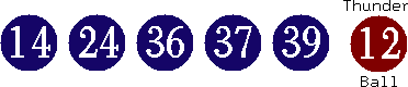 14 24 36 37 39 (12)