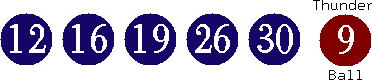 12 16 19 26 30 (09)