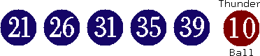 21 26 31 35 39 (10)