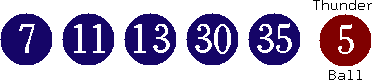 07 11 13 30 35 (05)