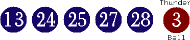 13 24 25 27 28 (03)