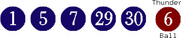 01 05 07 29 30 (06)