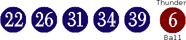 22 26 31 34 39 (06)