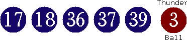17 18 36 37 39 (03)