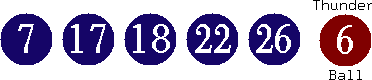 07 17 18 22 26 (06)