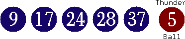 09 17 24 28 37 (05)