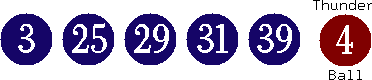 03 25 29 31 39 (04)