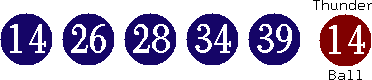 14 26 28 34 39 (14)