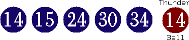 14 15 24 30 34 (14)