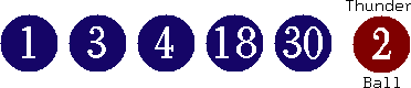 01 03 04 18 30 (02)
