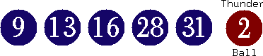 09 13 16 28 31 (02)