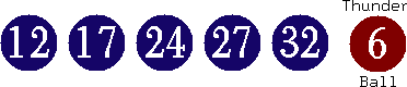 12 17 24 27 32 (06)
