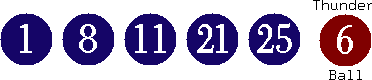01 08 11 21 25 (06)