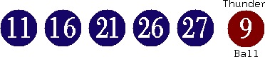 11 16 21 26 27 (09)