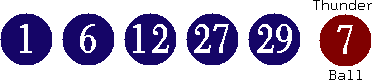 01 06 12 27 29 (07)