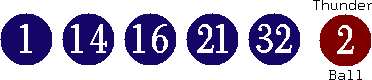 01 14 16 21 32 (02)