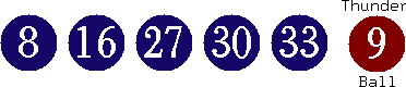 08 16 27 30 33 (09)