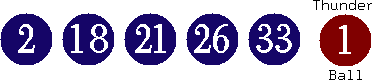 02 18 21 26 33 (01)