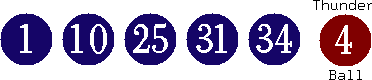 01 10 25 31 34 (04)